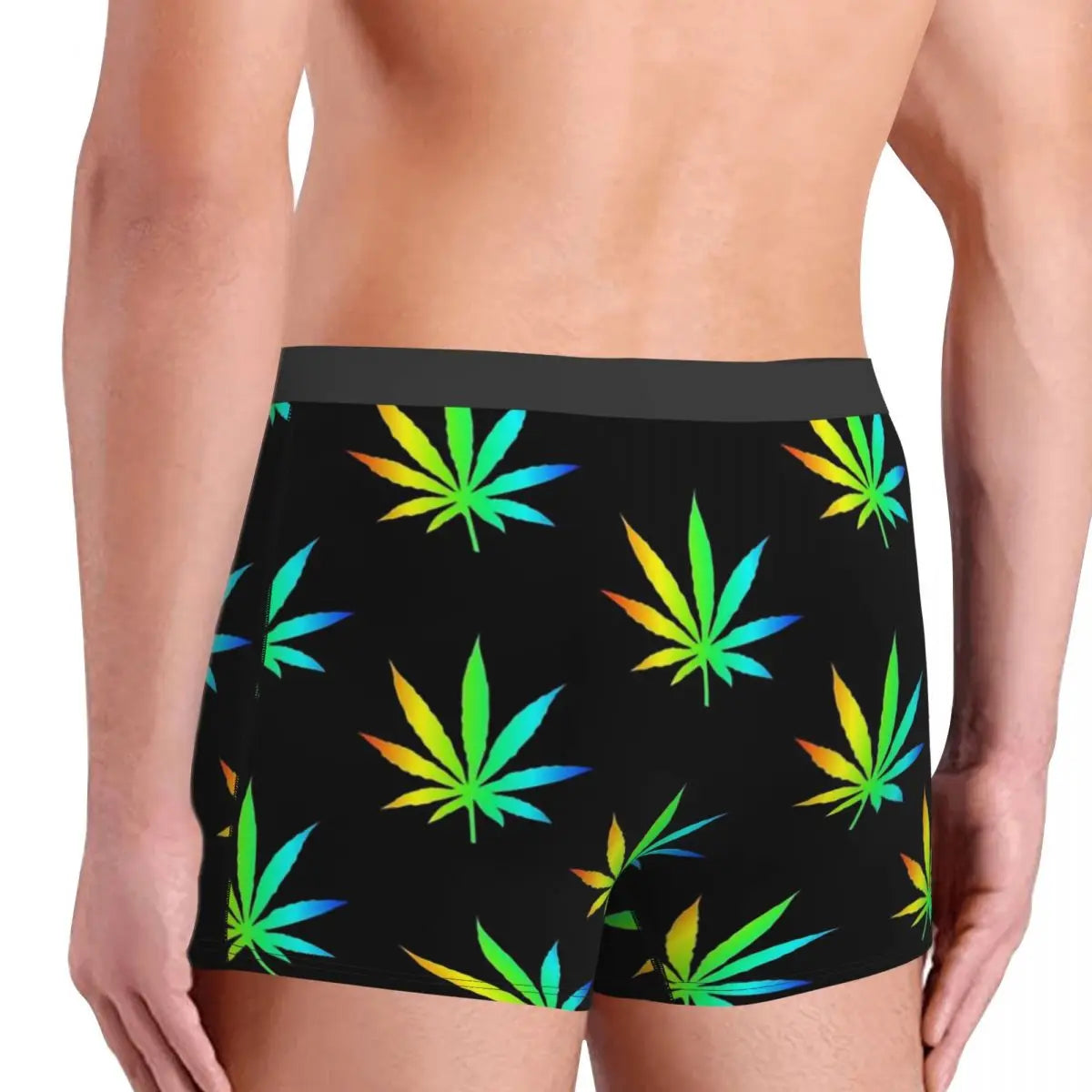 Somewhere Over the Rainbow Weed Boxer Briefs