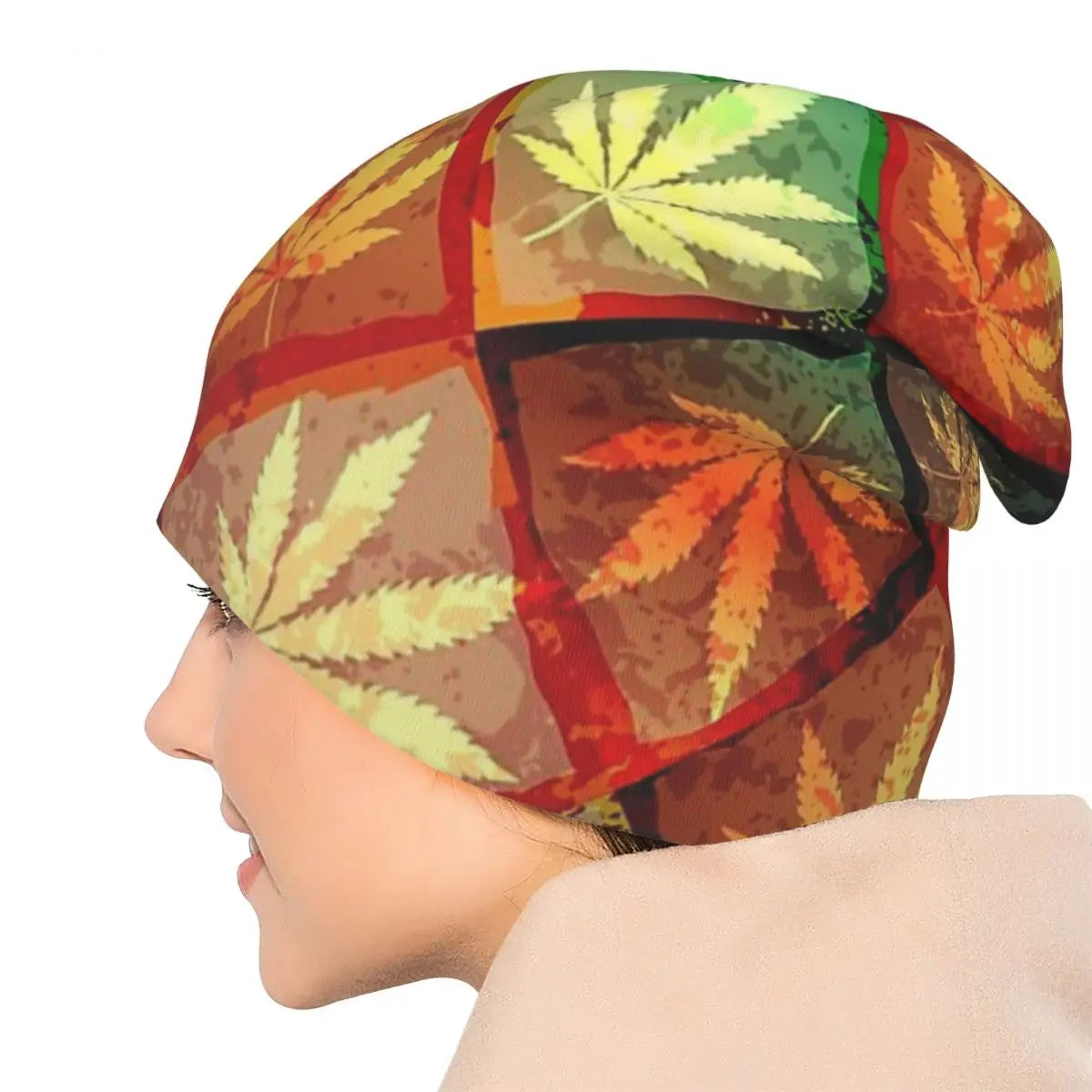 Weed Leaves Beanie