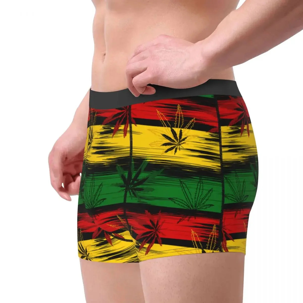 Cannabis Leaves Rasta Boxa Briefs