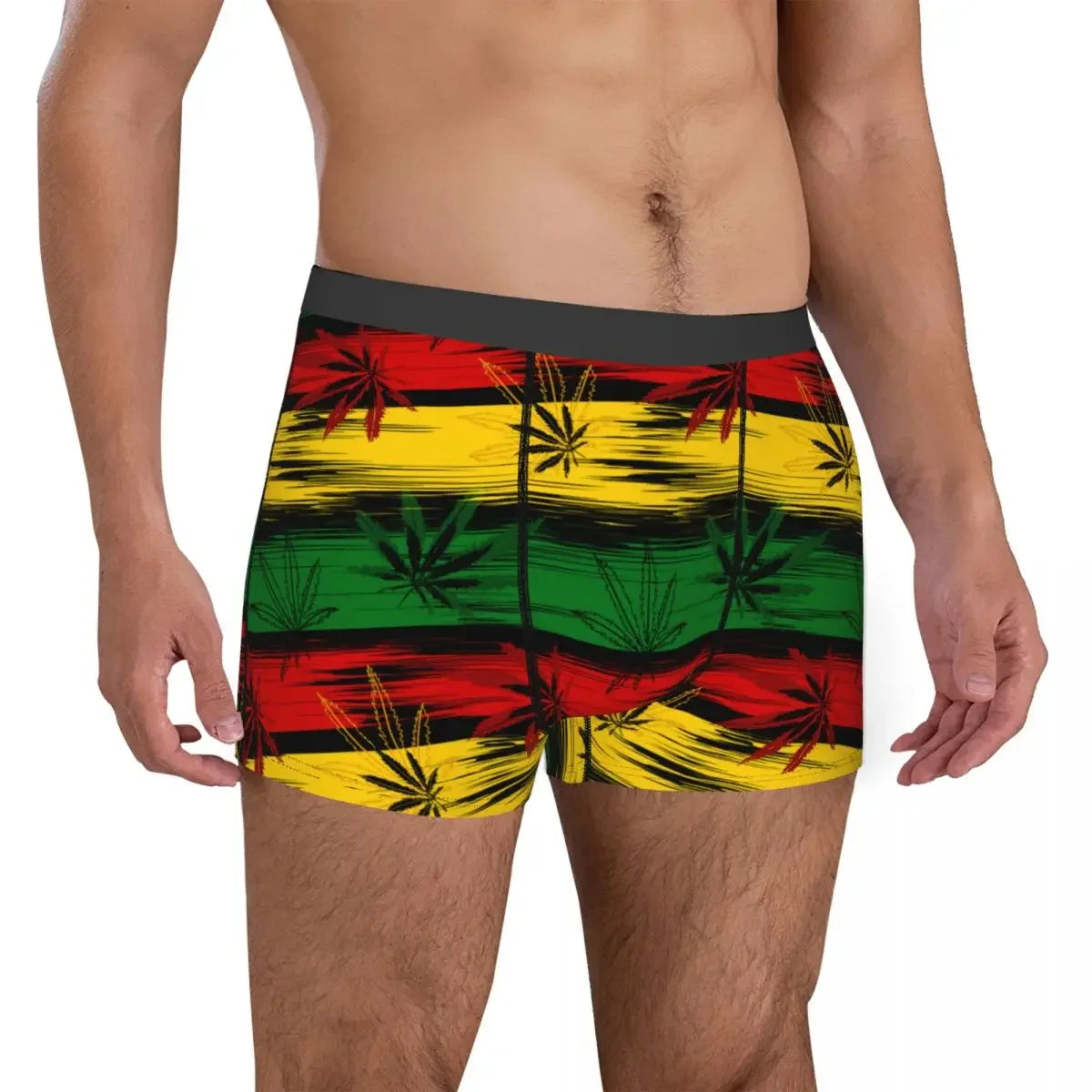 Cannabis Leaves Rasta Boxa Briefs