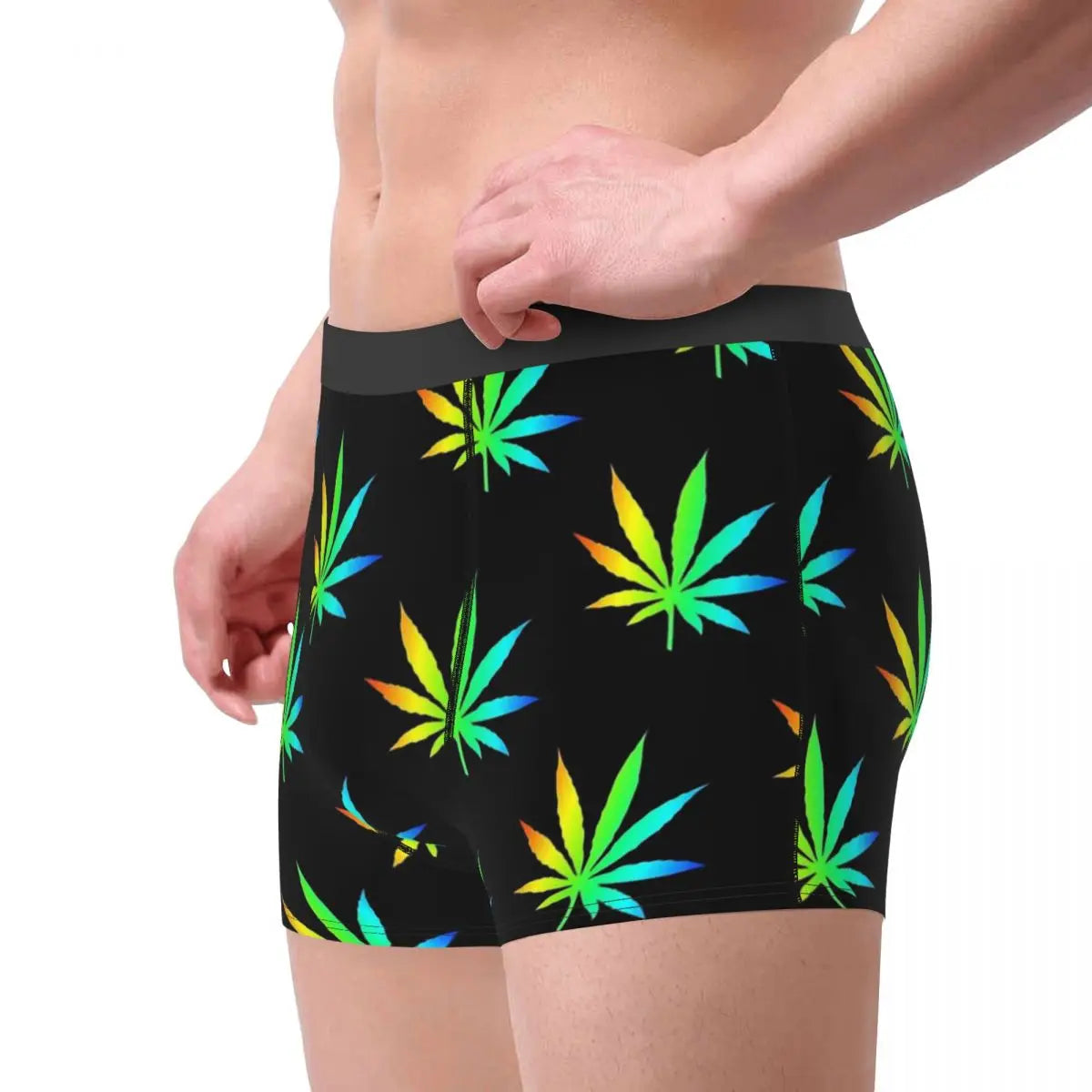 Somewhere Over the Rainbow Weed Boxer Briefs