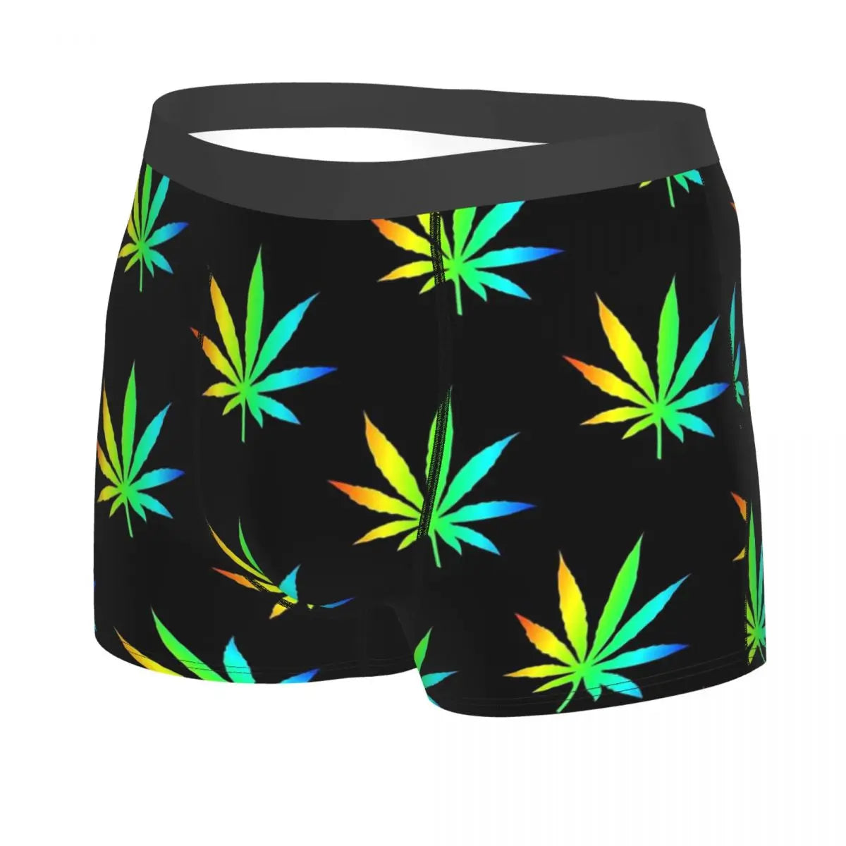 Somewhere Over the Rainbow Weed Boxer Briefs