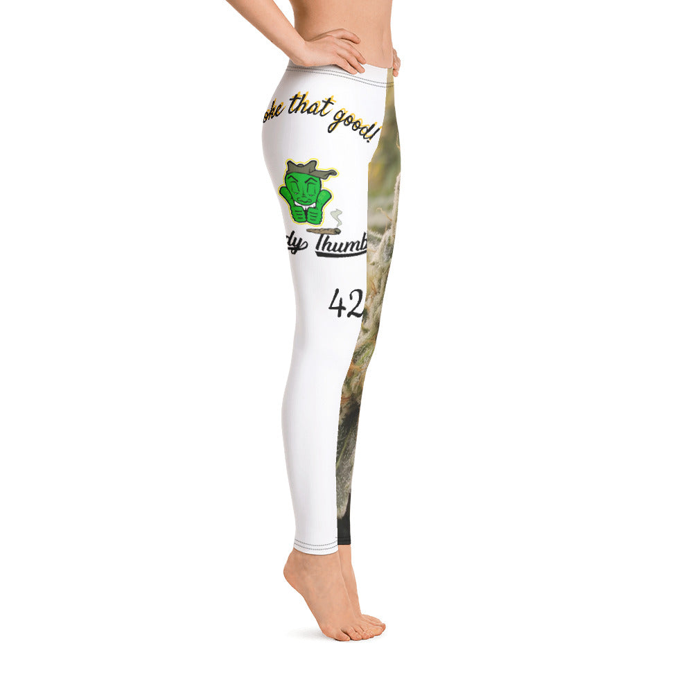 Purdy Thumbs 420 cannabis leggings.