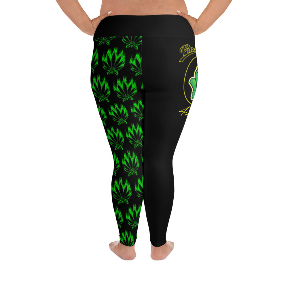 420 Cannabis Women's Plus Size Yoga Pants