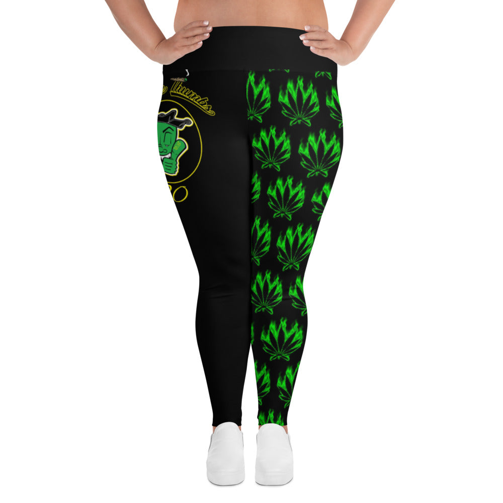 420 Cannabis Women's Plus Size Yoga Pants